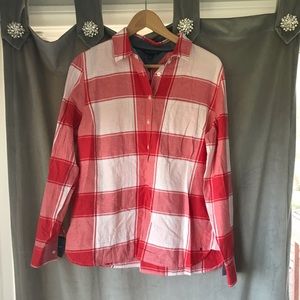 Size Large NWOT Tommy Hilfiger flannel popover